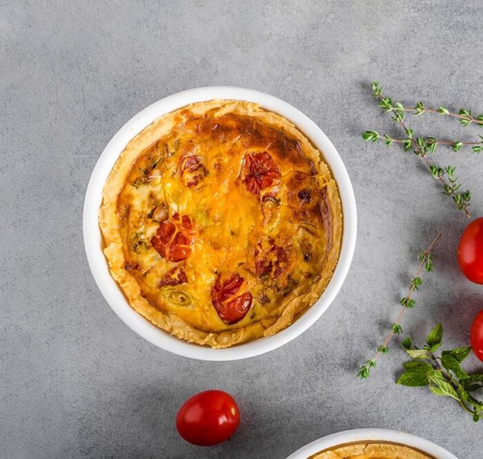 mini quiche con pomodori