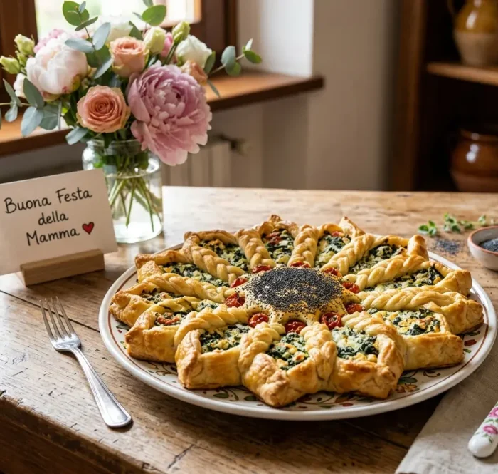 Torta girasole festa della mamma
